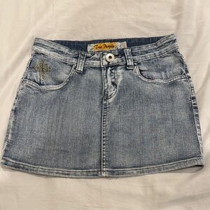 Y2K Denim Mini Skirt